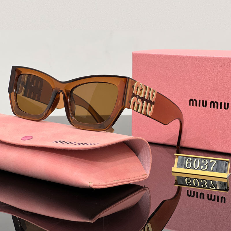 fashion square cat eye sunglasses 6037