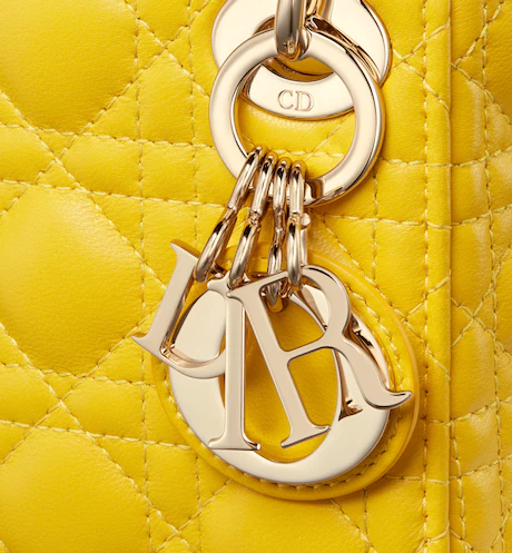 micro lady d bag yellow cannage lambskin micro lady d bag yellow cannage lambskin