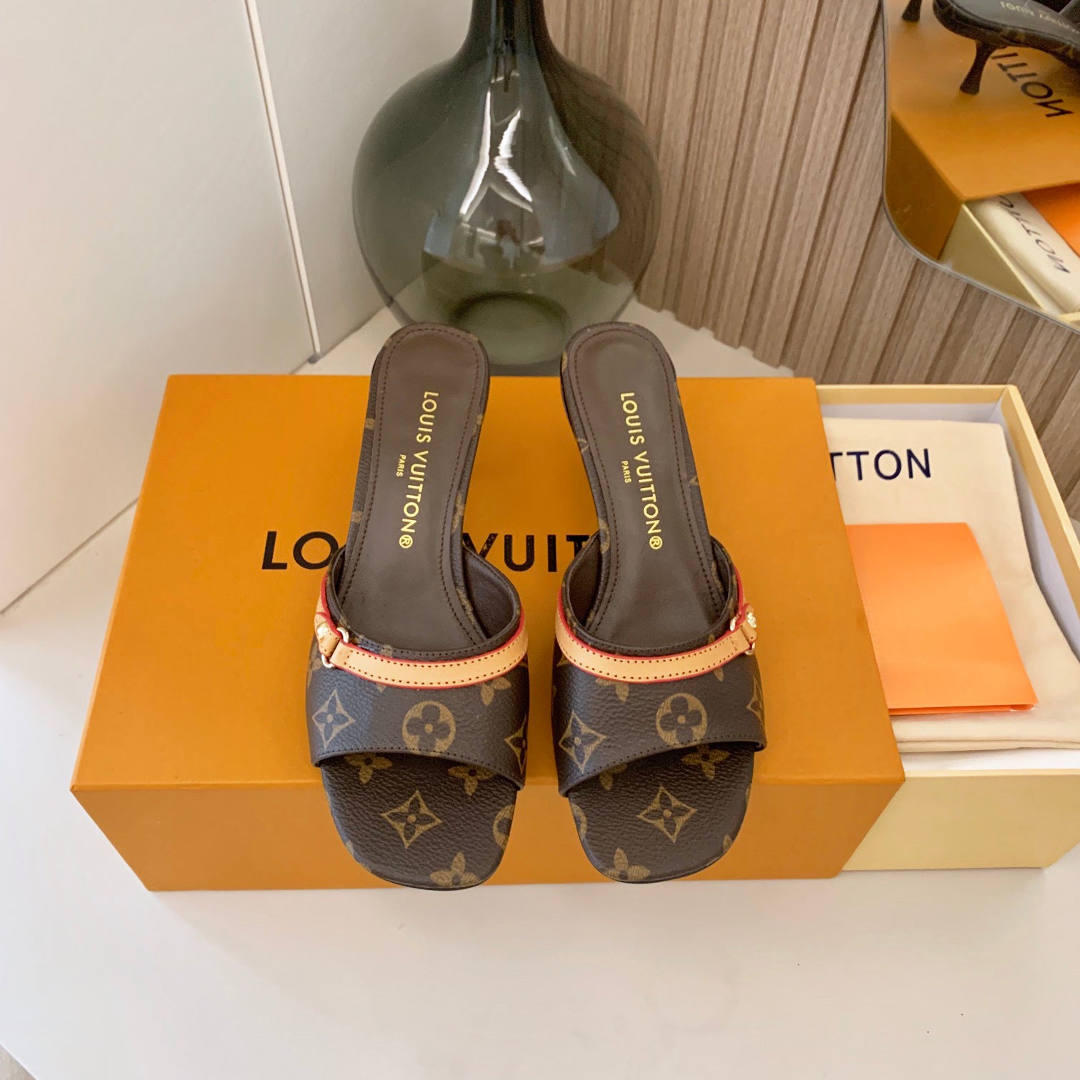 new monogram heel sandals new monogram heel sandals