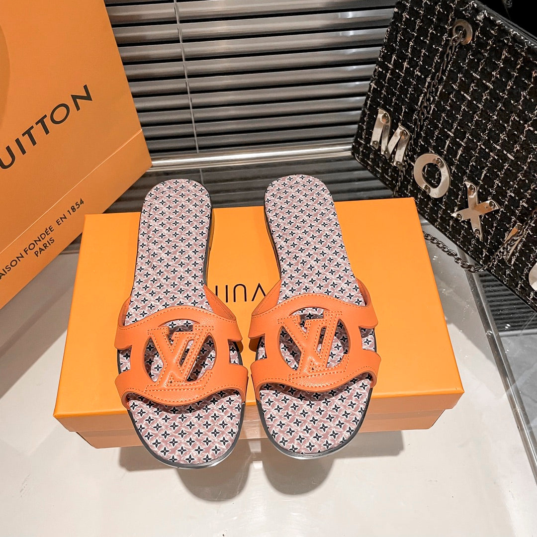 cutout letter printed slippers cutout letter printed slippers