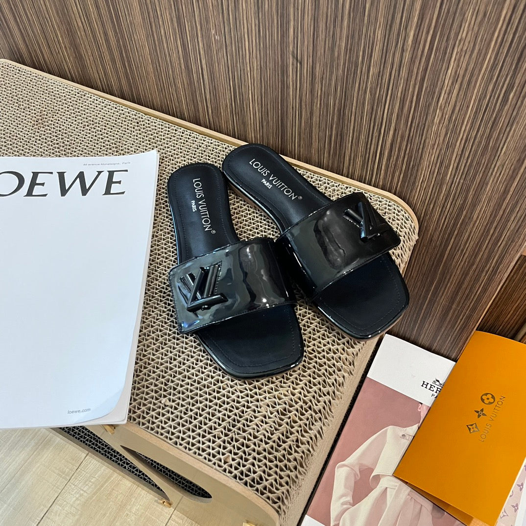 multicolor flat slides multicolor flat slides