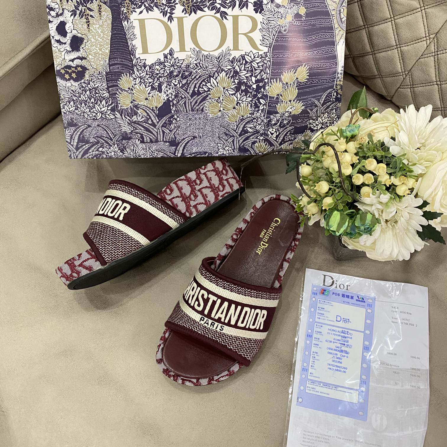 classic embroidered platform slippers classic embroidered platform slippers