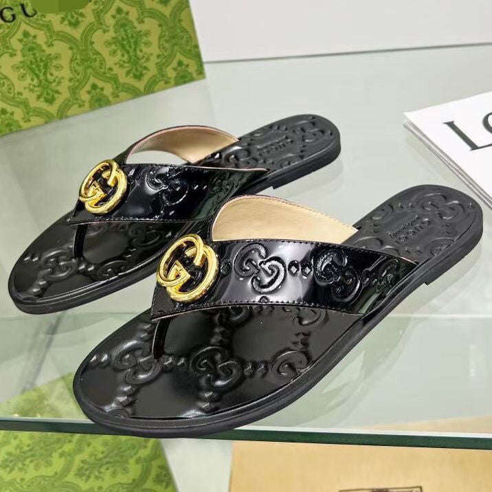 fashion metal buckle flip flop sandals fashion metal buckle flip flop sandals