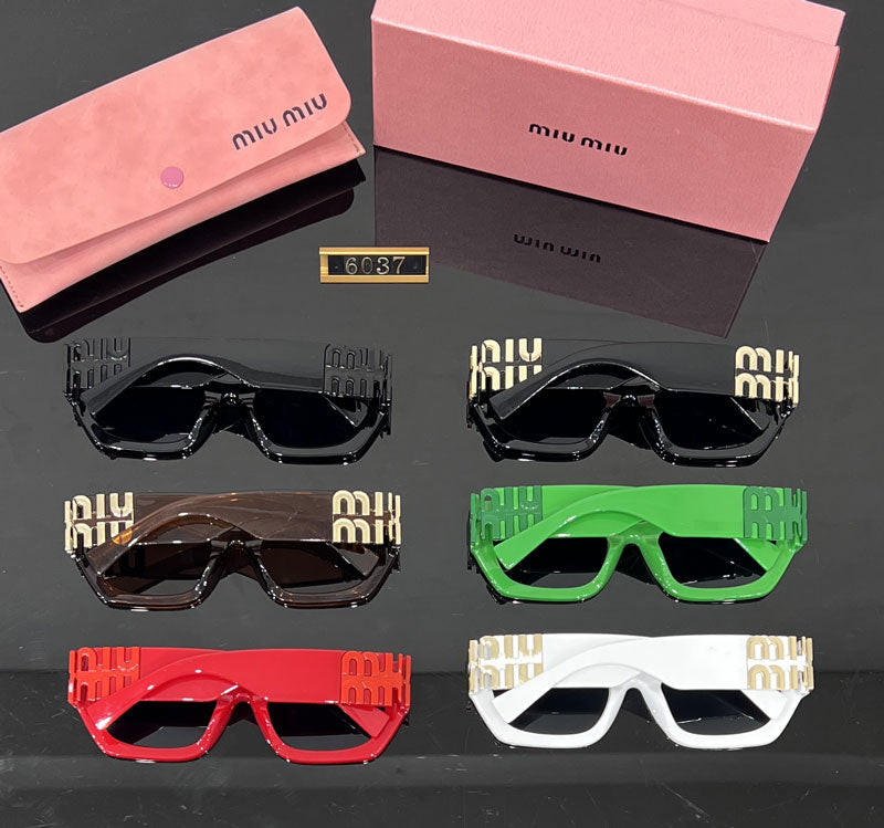 fashion square cat eye sunglasses 6037