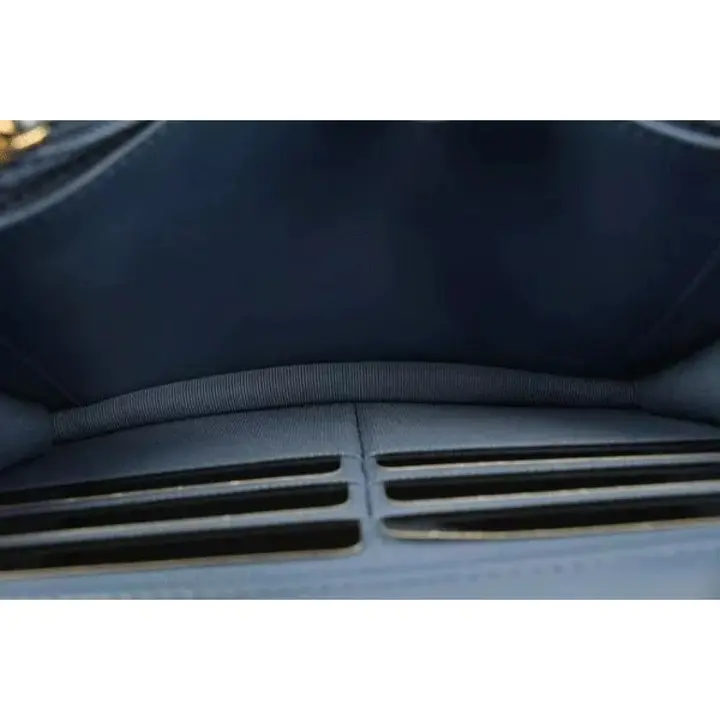 chanel wallet on chain 22p silver gold quilted 19 flap woc s126c49 blue denim cross body bag chanel wallet on chain 22p silver gold quilted 19 flap woc s126c49 blue denim cross body bag