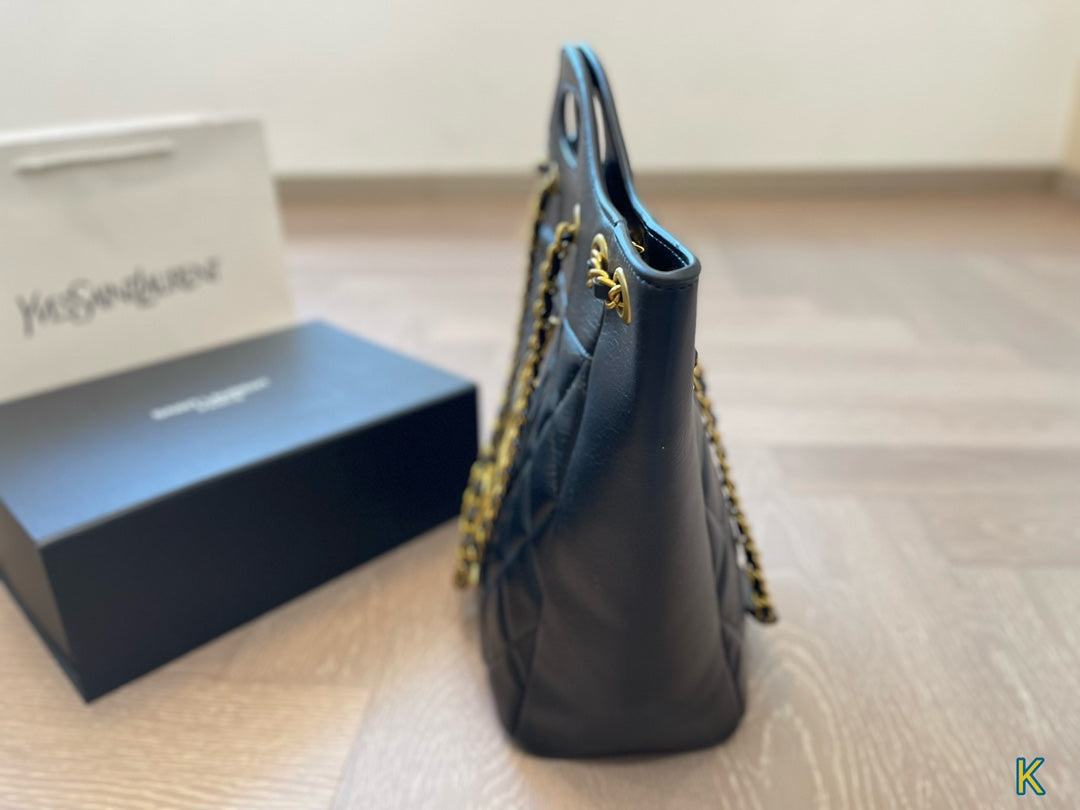 yves saint laurent (ysl)louis vuitton (lv) saint laurent new shopping tote bag 25x27cm yves saint laurent (ysl)louis vuitton (lv) saint laurent new shopping tote bag 25x27cm