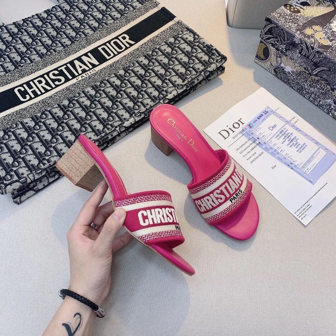 embroidered block heel slippers embroidered block heel slippers